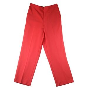 NWT Alfred Dunner Womens Coral Elastic Waist Cropped Pants Sz 8 Polyester Blend